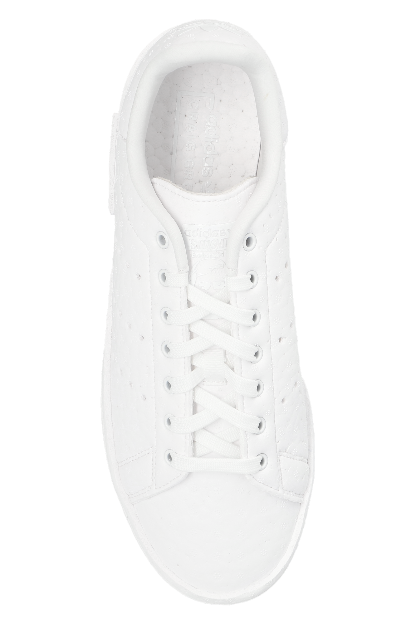 Plain white adidas sales stan smith